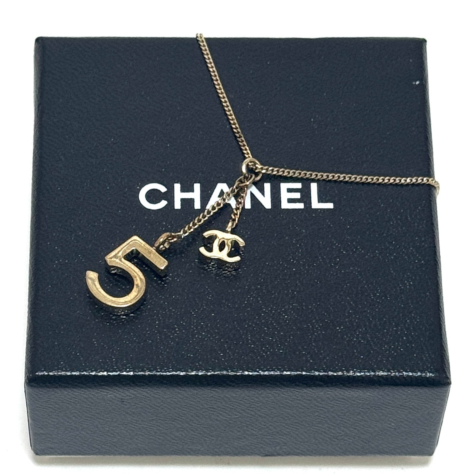 CHANEL 05A No.5 Coco Mark CC logo Bracelet Silver Accessory Authentic JAPAN