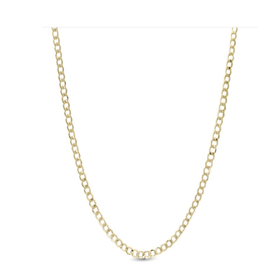 18K Gold Filled 1.2mm*16/18/20/22/24/26/28/30/32″ Cuban Curb Chain Necklace L70G