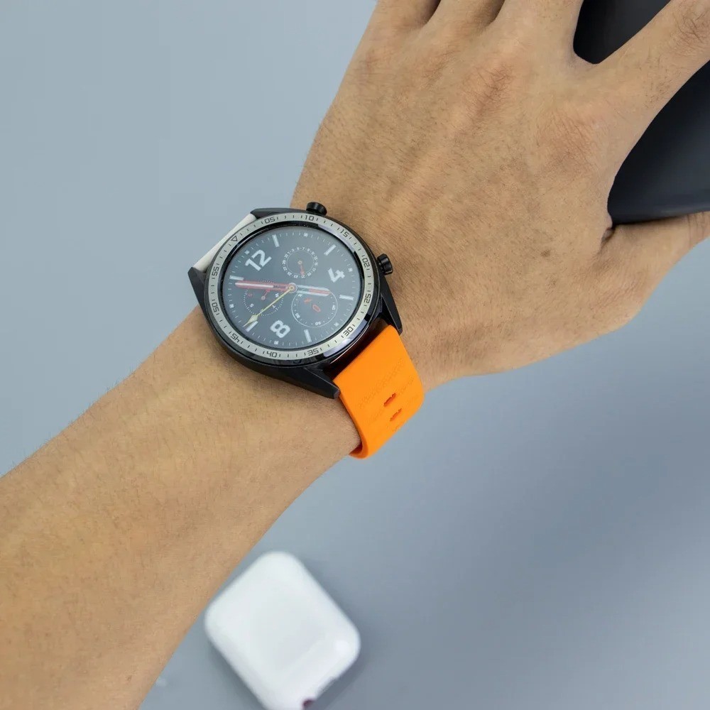 20mm 22mm Sport Silicone Watch Band Universal Quick Release Wrist Strap