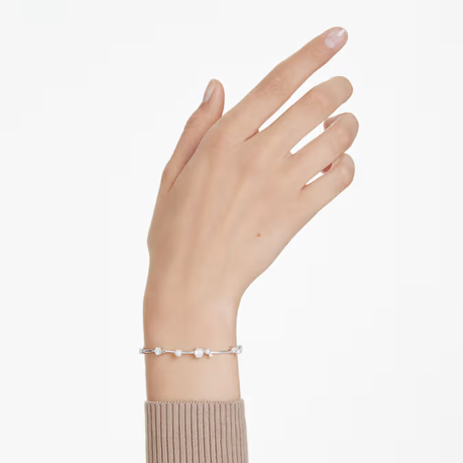 Swarovski Constella Bracelet Mixed cut, white, rhodium plated