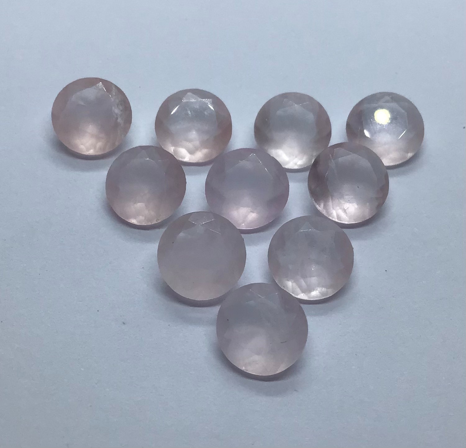 Natural Round Cut Rose Quartz AAA Loose Gemstone For Making All Type Jewelry