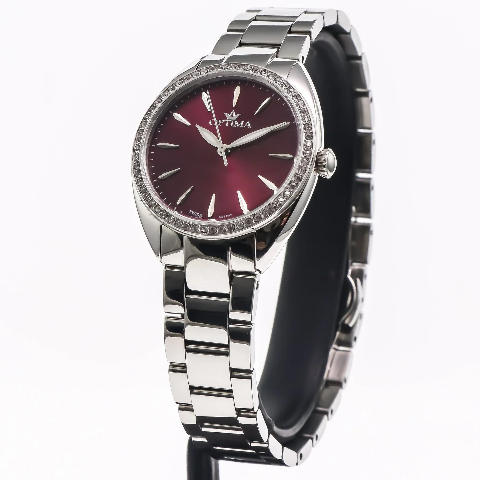 Optima – Swiss Made Watch – OSL446-SS-S-5 Quartz 32mm OSL446-SS 50 m (5 ATM /
