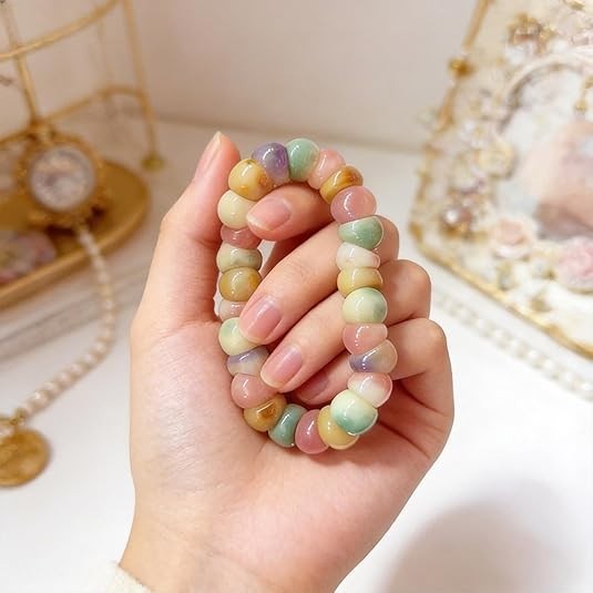 Fidget Bracelet Natural Bodhi Seeds Beaded Bracelets Zen Fidget Stretch Bracelet