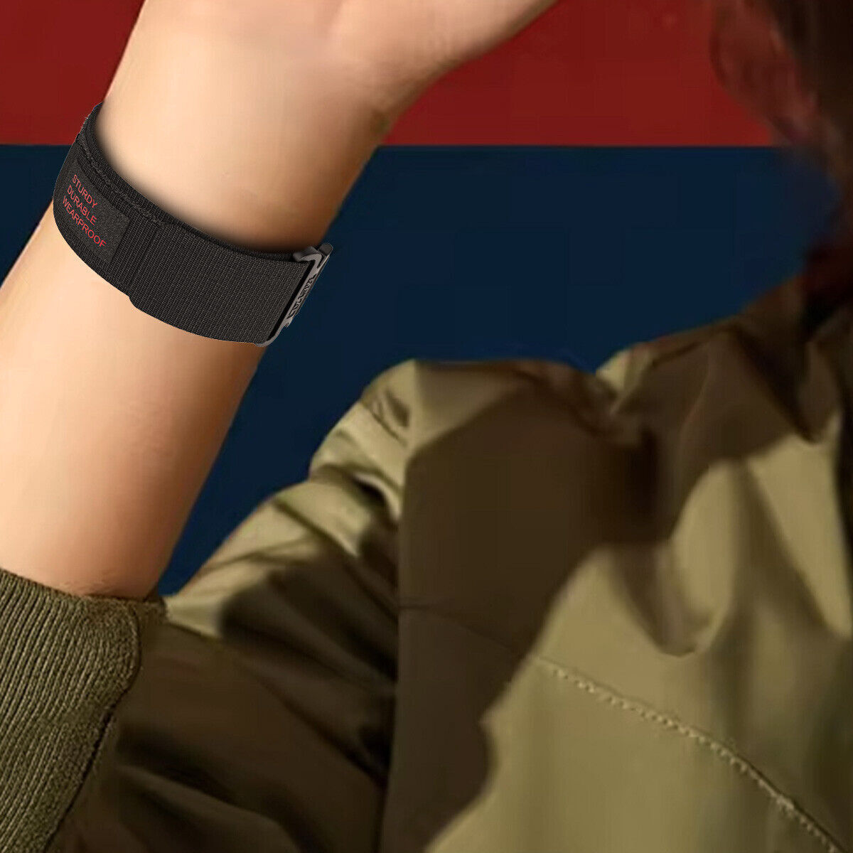 Nylon Strap for Samsung Galaxy Watch 7 Ultra 47mm Loop Band Camouflage Wristband