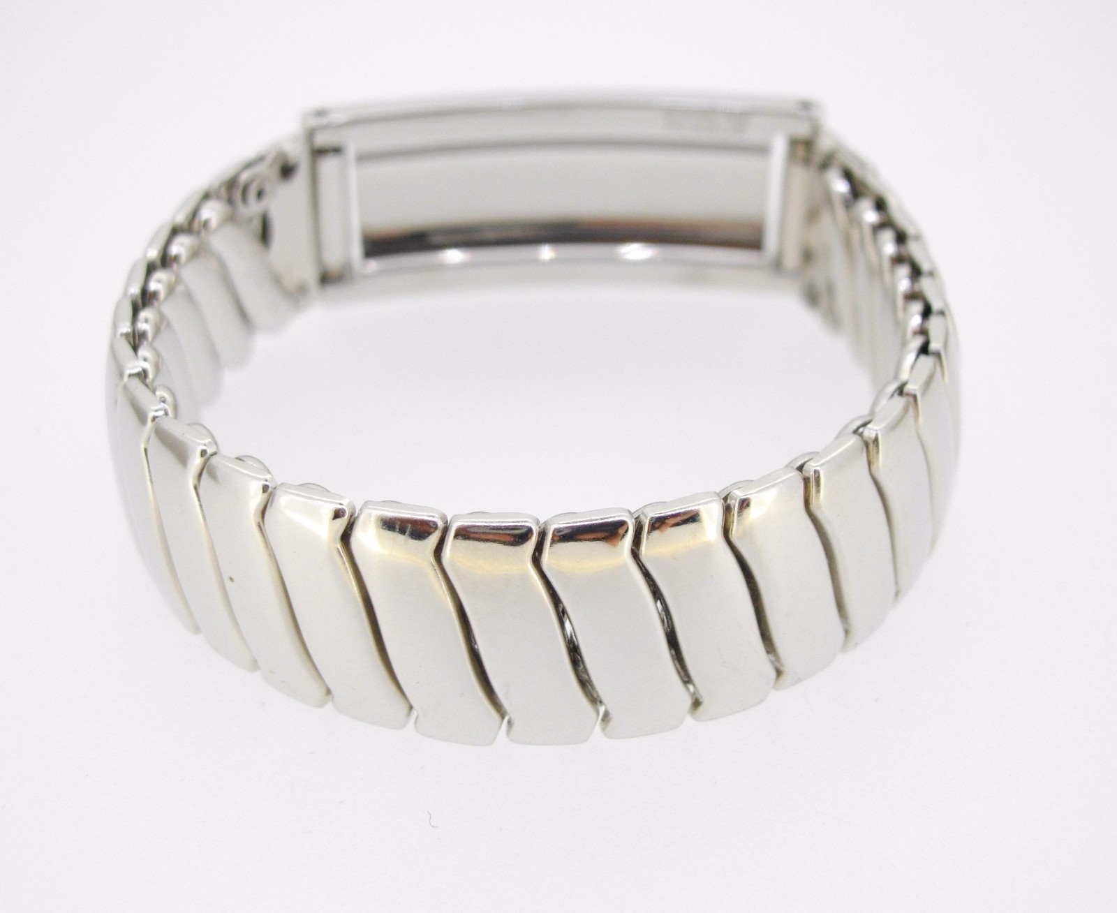 Bracelet Foster Youth ID identification Sterling silver plaque expansion link 5″
