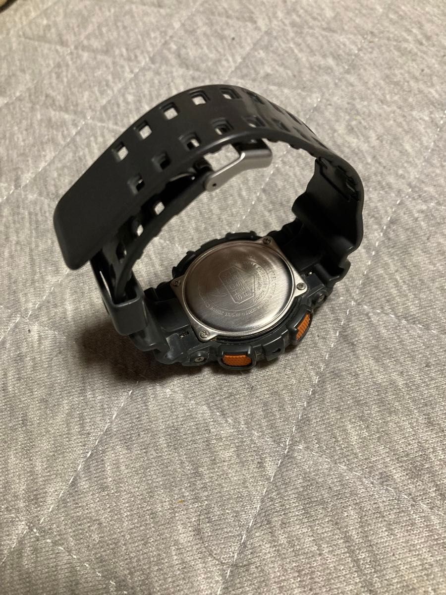 Casio G Shock CASIO G SHOCK Watch GA 110TS 1A4DR Matte Gray Orange Overseas Mode