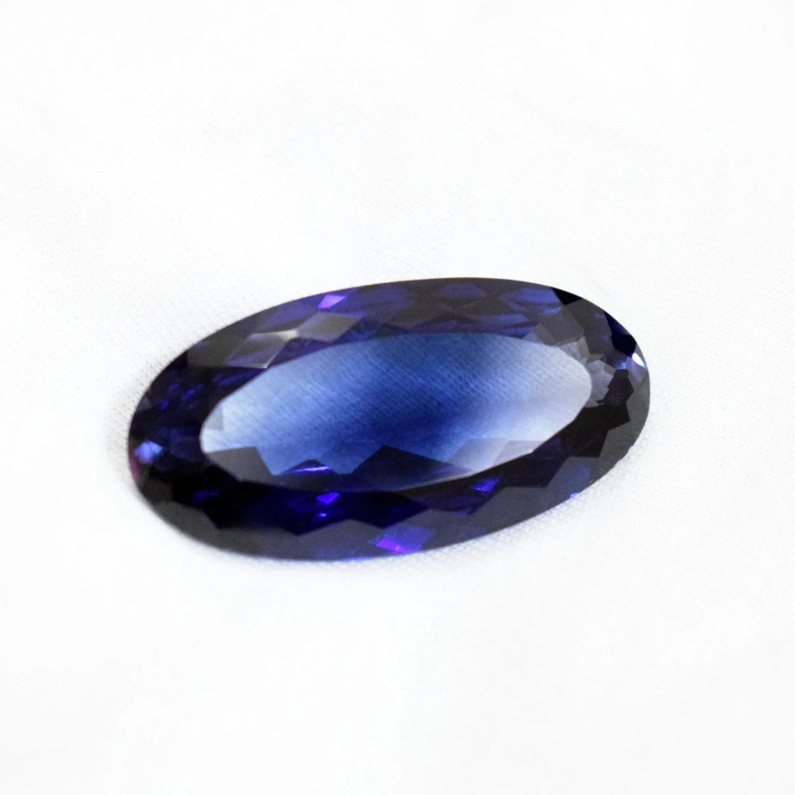 48 Carat Natural Royal Blue Sapphire Oval Cut Flawless Certified Loose Gemstone