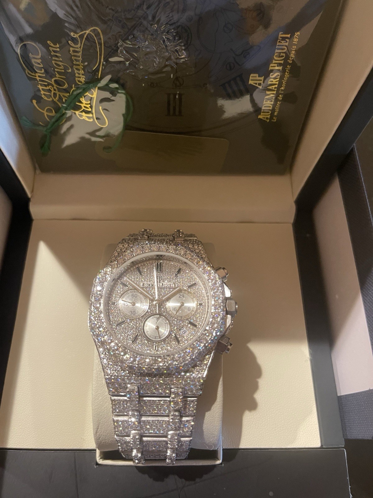 Rolex Datejust Diamond Bezel Silver Dial Two-Tone Bracelet Auto Date w/Box
