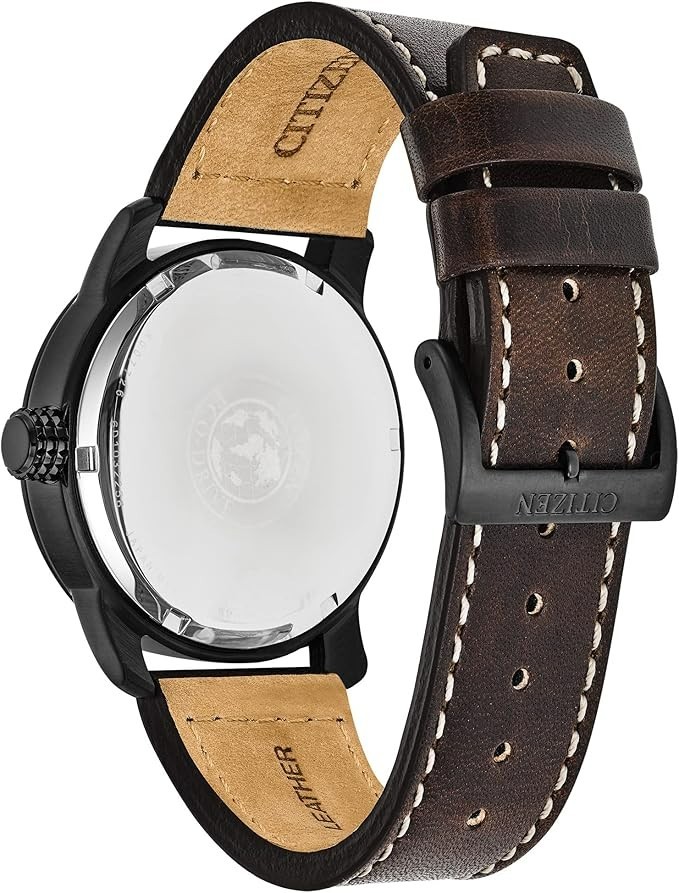Citizen Men’s Eco-Drive Weekender Garrison Field Watch in Black Ion Plating Stai