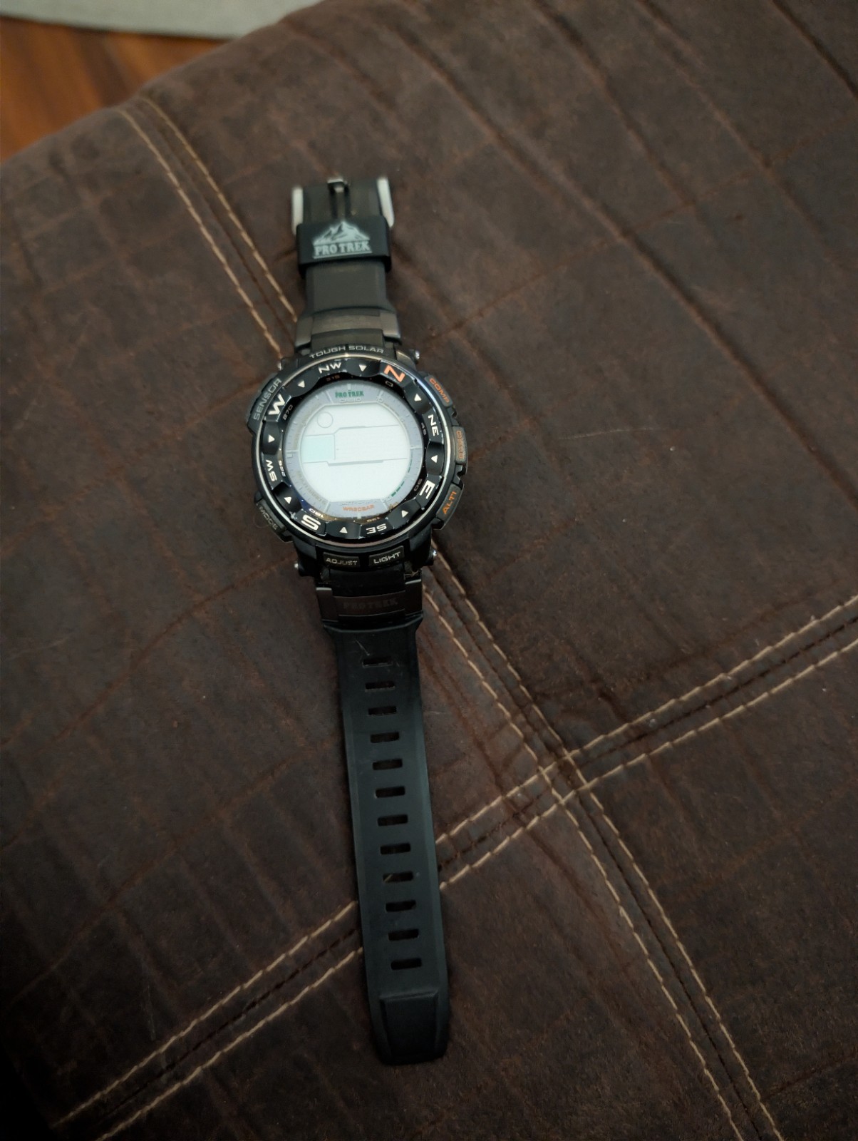 Casio Pro-Trek PRW 2500 Solar Watch Black Needs Battery