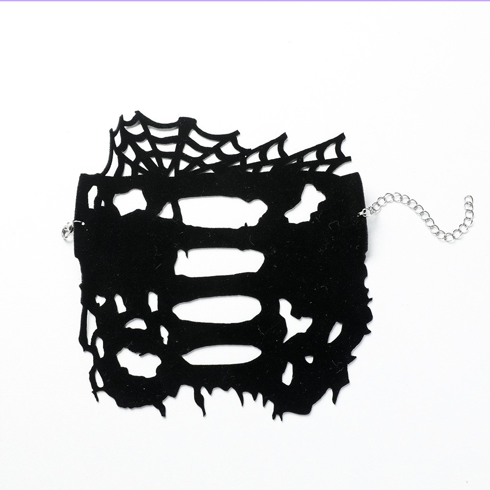 Halloween Spider Web Finger Bracelet Gothic Dark Style Party Costume Accessory