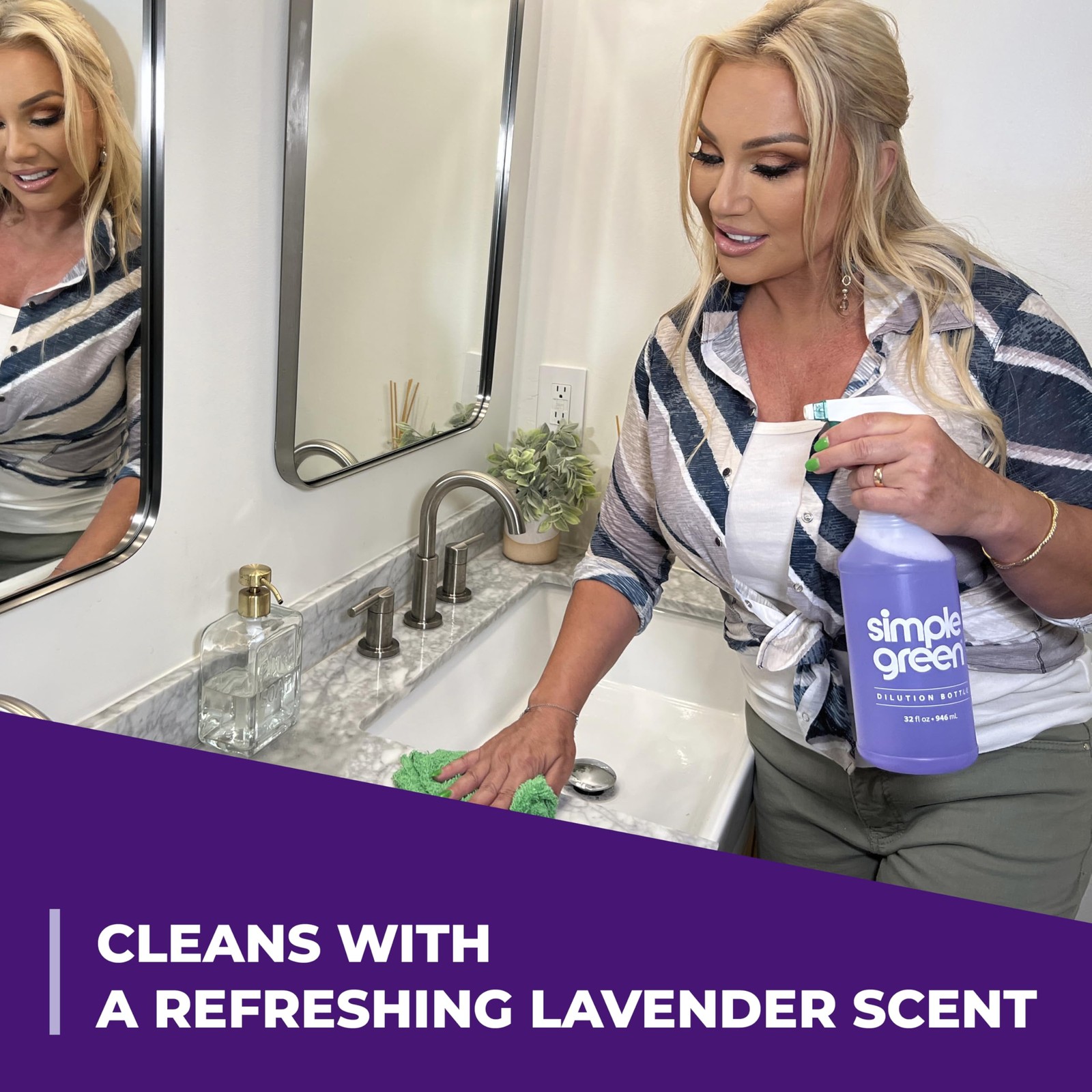 Simple Green All Purpose Cleaner Concentrate 64 Fl Oz (Pack of 1), Purple