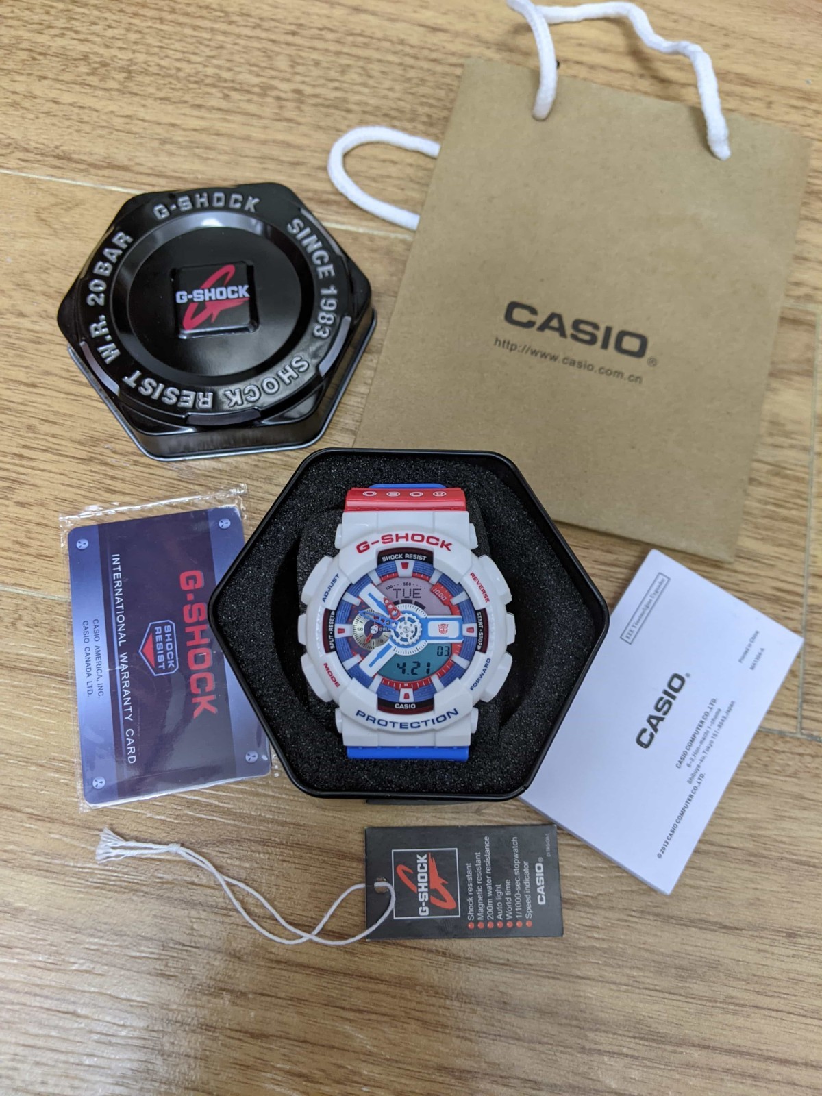 Casio G-SHOCK GA-110 Transformers Optimus Prime Analogue-Digital Limited Watch