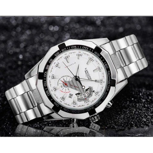 Men’s Large Dial Luminous Waterproof Calendar Watch Outdoor Sport