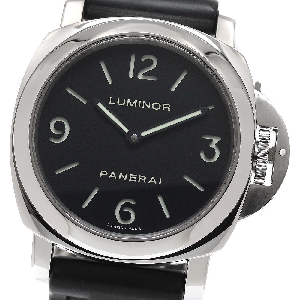 PANERAI Luminor Base 44MM PAM00112 black Dial Hand Winding Men’s Watch_958850