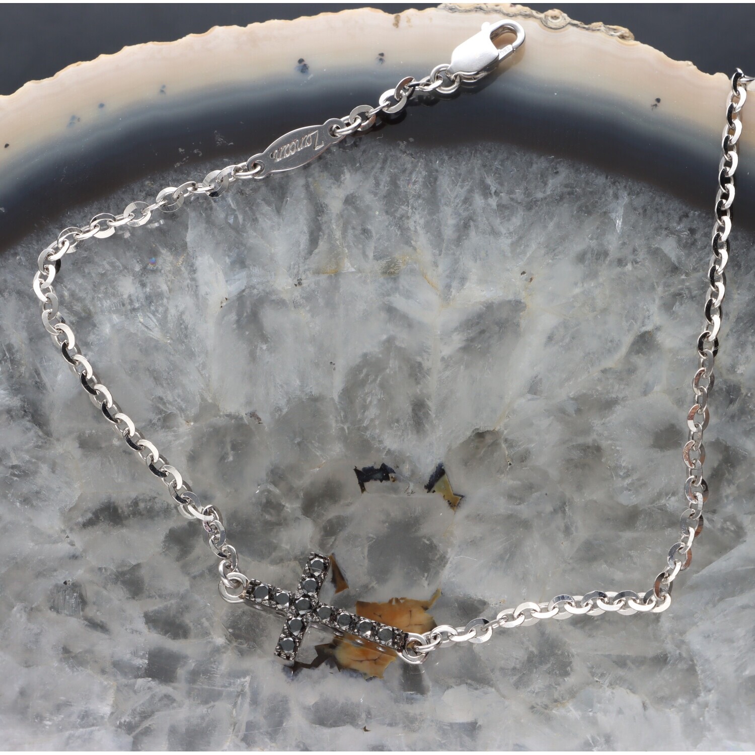 ZANCAN CROSS BRACELET IN GOLD 750/1000, 18KT,