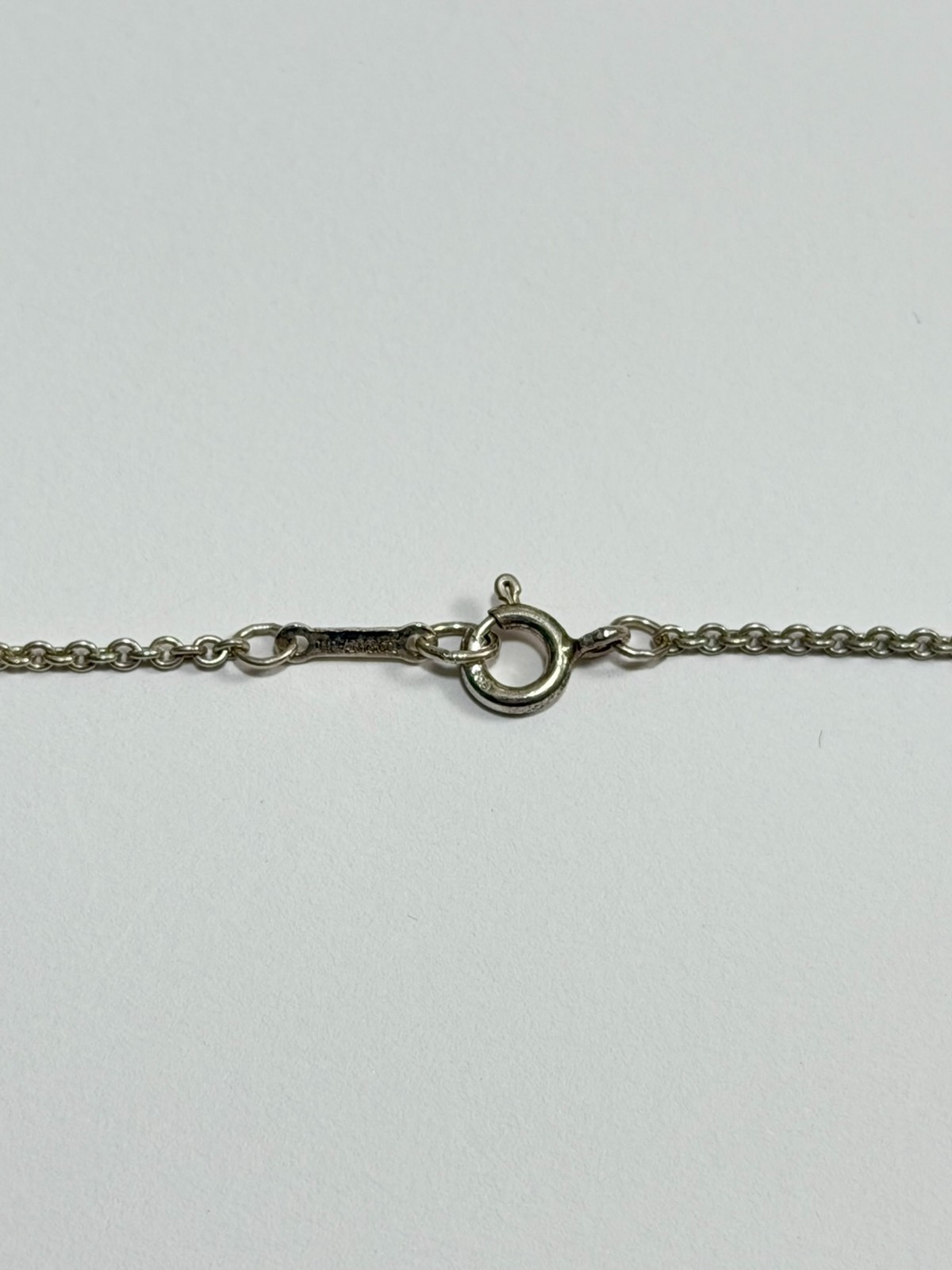 Tiffany & Co. Large Open Heart Pendant Necklace Peretti Silver925 excellent F/S