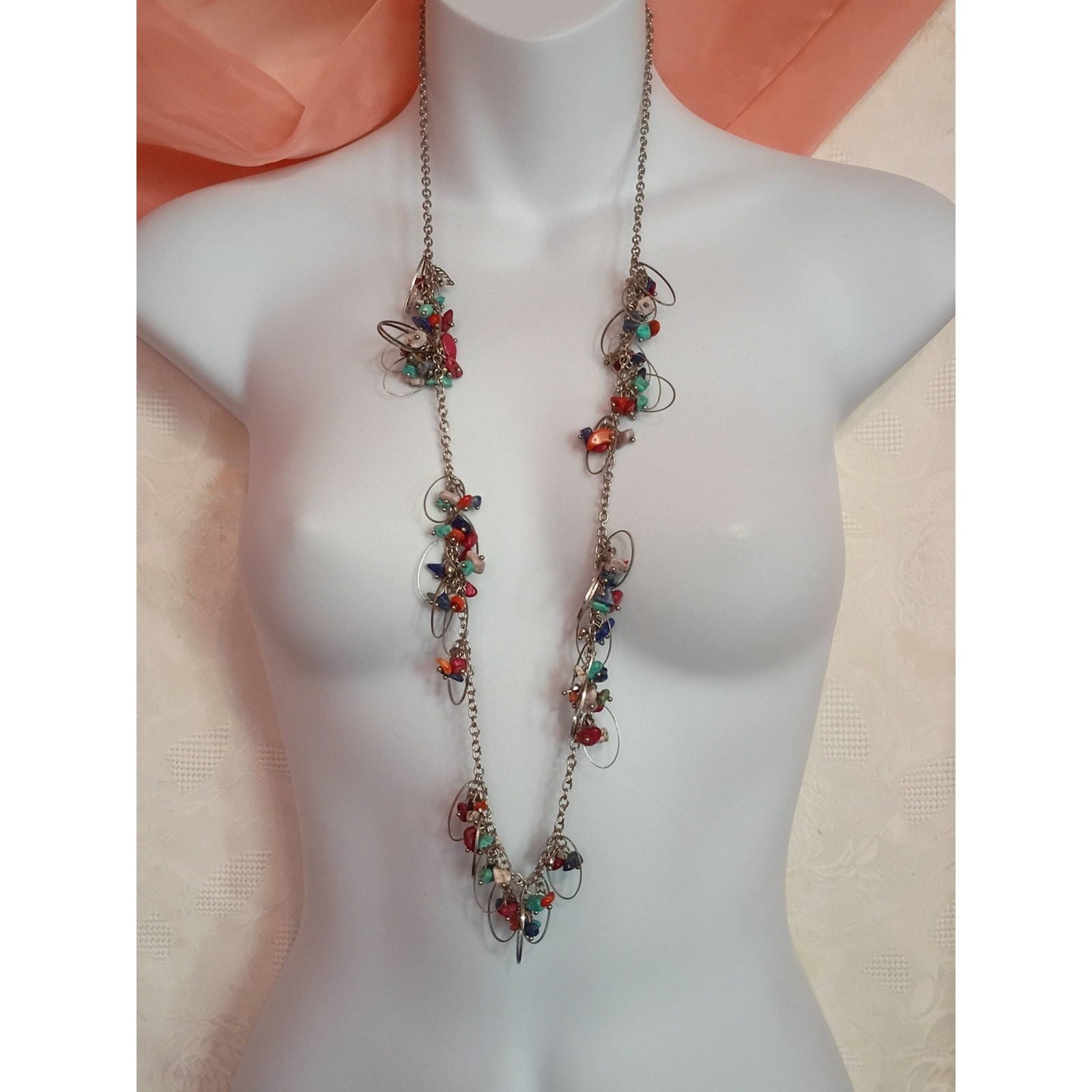 Multicolor Bead Whimsy Necklace