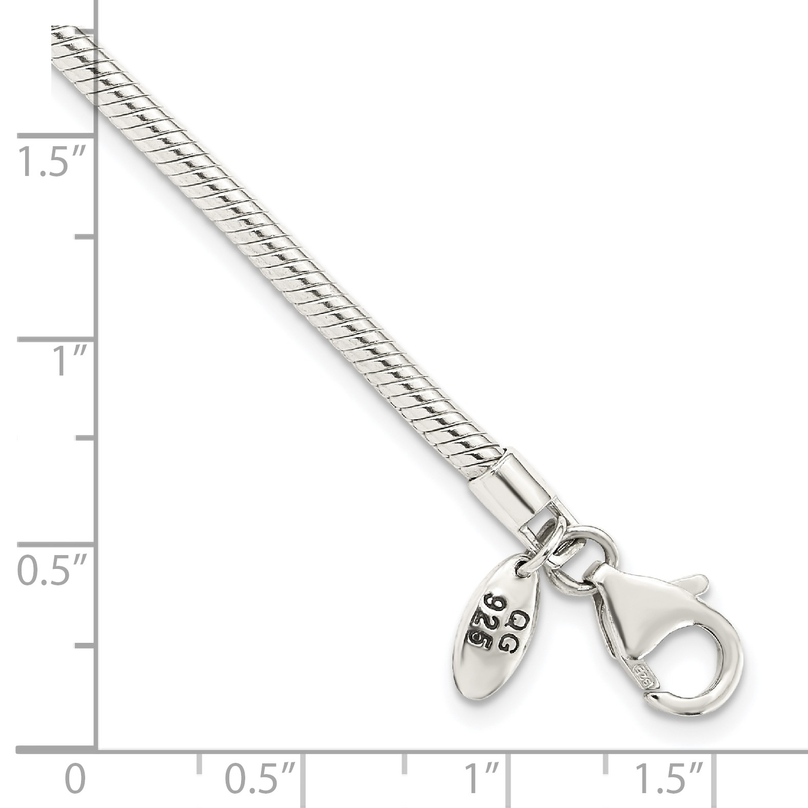 Silver Reflections Lobster Clasp Bead Bracelet QRS984
