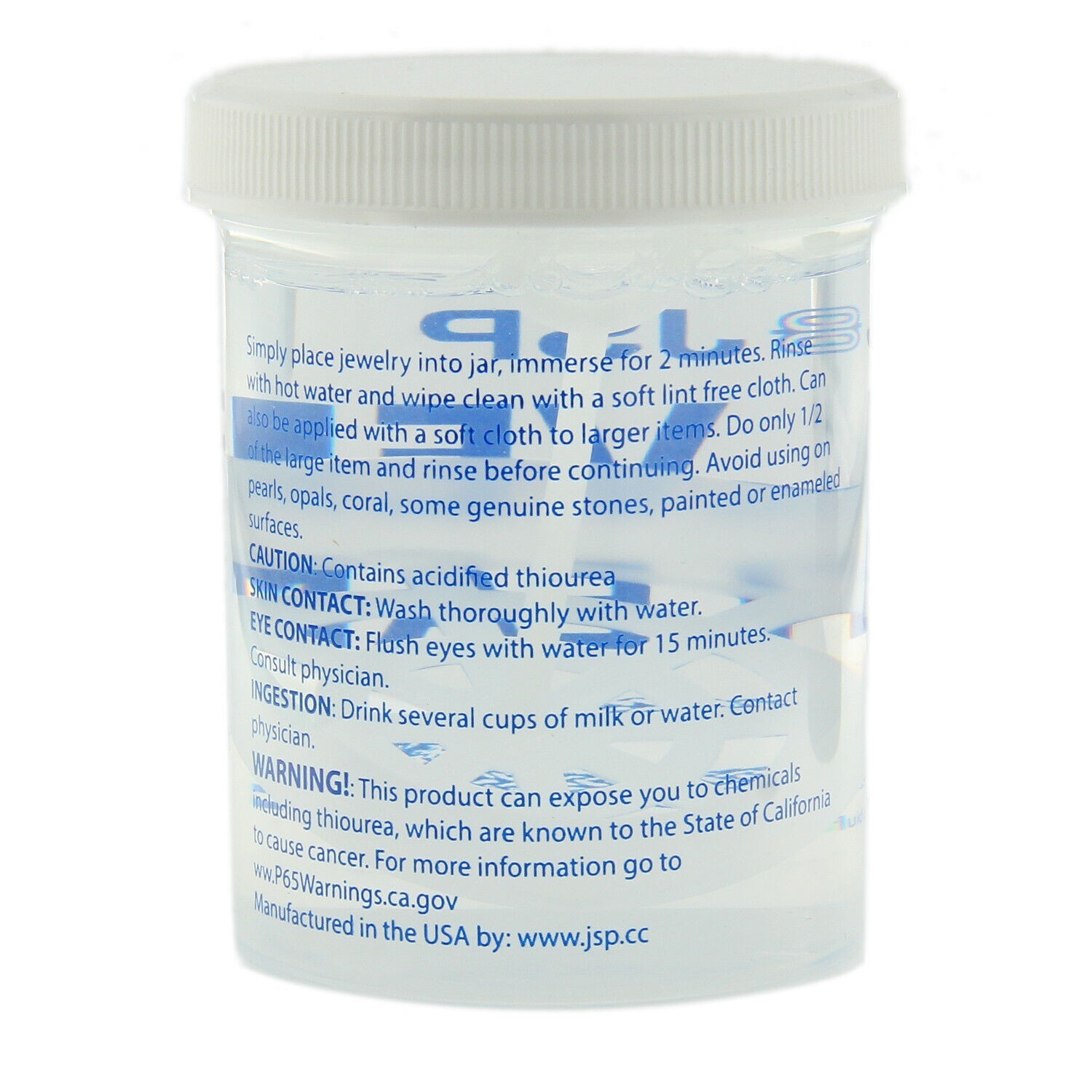 Sterling Silver Dip Cleaner Tarnish Remover 925 Jewelry Cleaning Solution 8oz