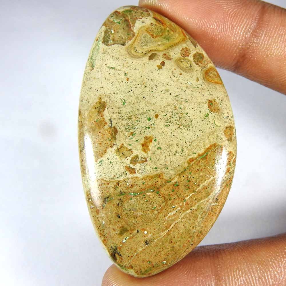 112.30Cts 100%Natural Top picture jasper Fancy Cabochon Loose Gemstone