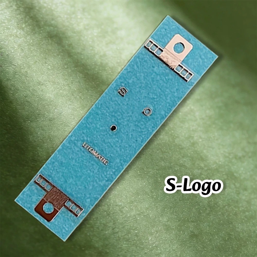 Watch Dial 3D Metal Logo Sticker 27-30mm Flat Dial Mod Accessories 4 Colors