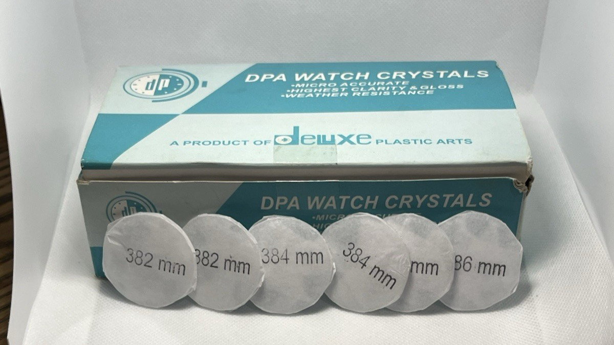 Replacement Acrylic Watch Crystals – 30mm to 40mm – DPA – Round Domed – 1 Pc