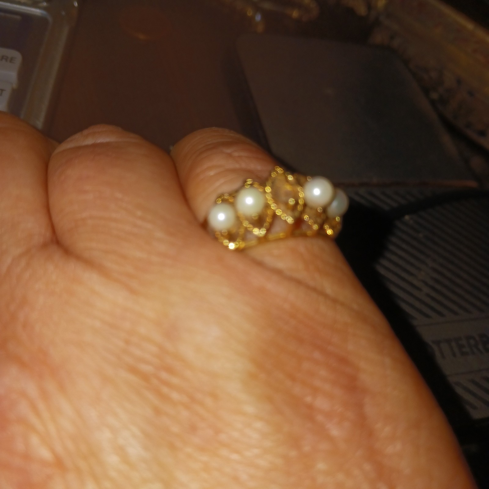 Gold Scrap Ring 2 grams Plus (Including stone ) 10k , Missing Stone