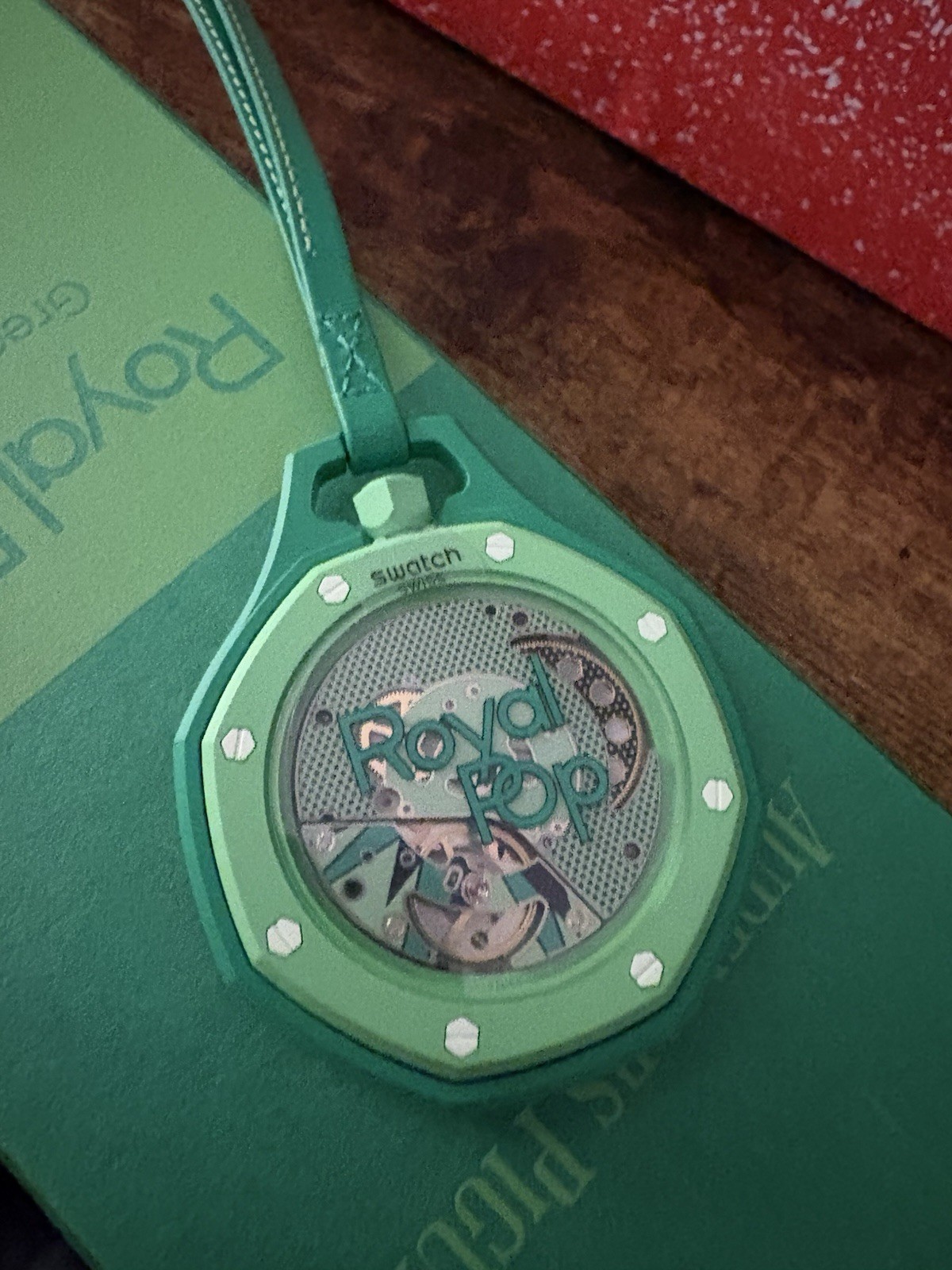 Swatch x Audemars Piguet Royal Pop Green Eight Quartz Green Watch w/ Box & Paper