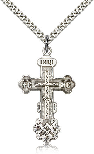 .925 Sterling Silver Cross Necklace For Men On 24 Chain – 30 Day Money Back …