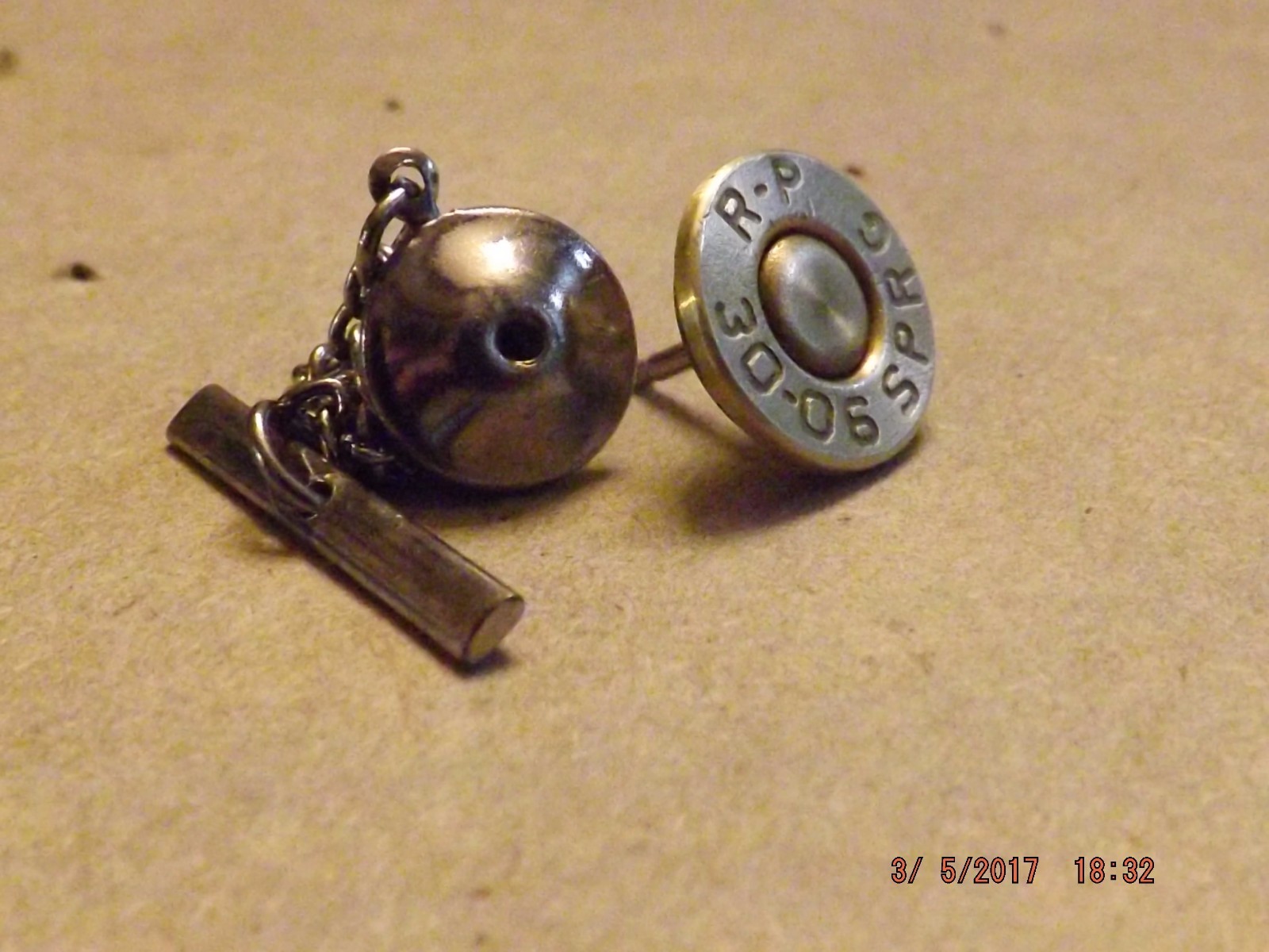 Bullet pin Pick you favorite caliber for your pin or tie tack or even ear rings!