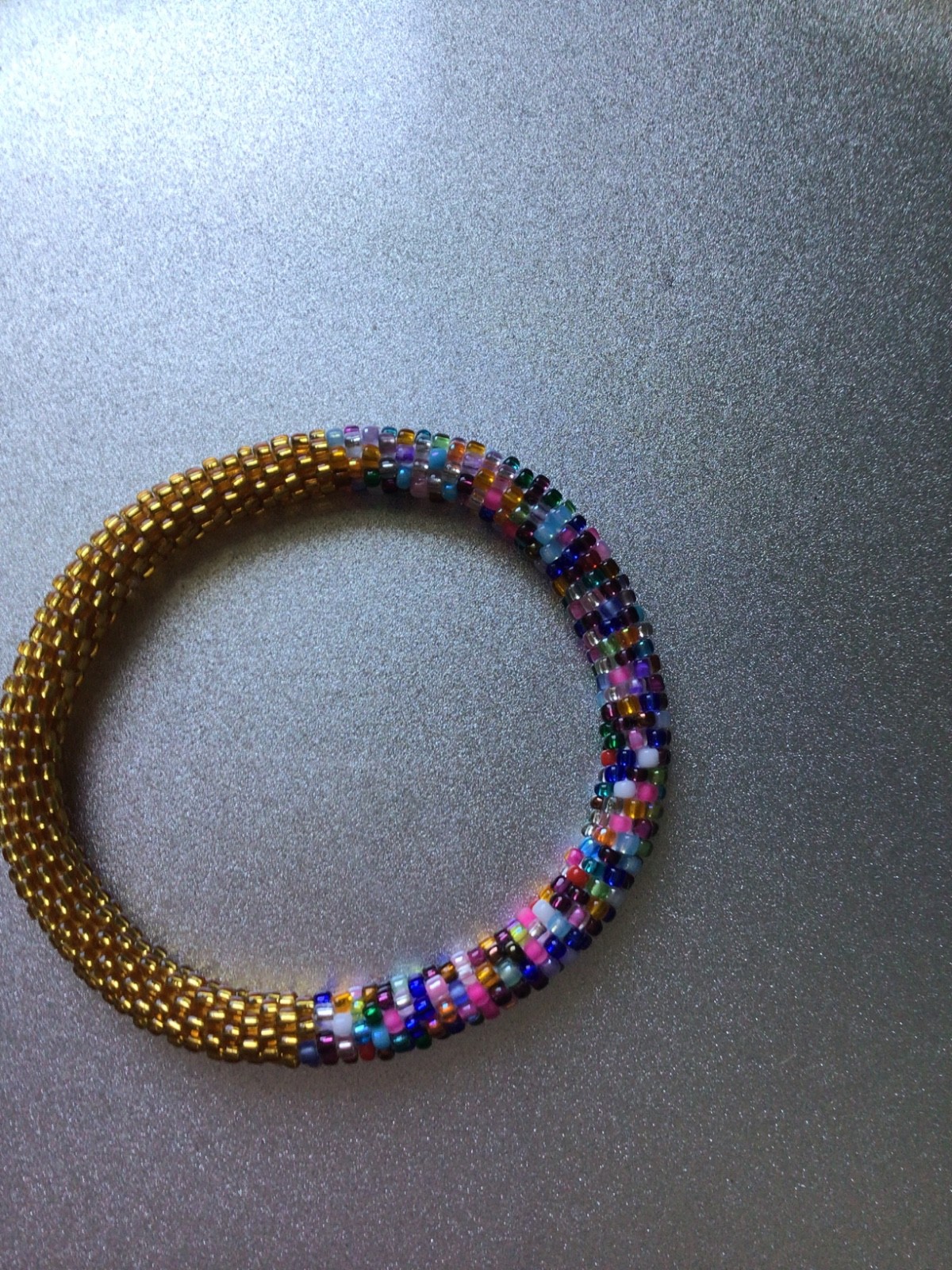 UNIQUE MULTICOLOR COMBINATION, 7″ ROLL ON SASHKA BRACELETS, 12 PCS