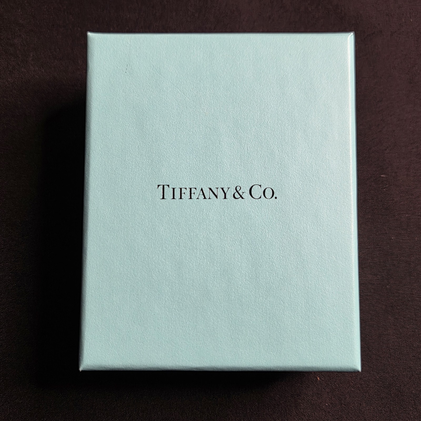 Tiffany & Co. Blue Enamel Present Gift Box Charm Pendant Sterling Silver