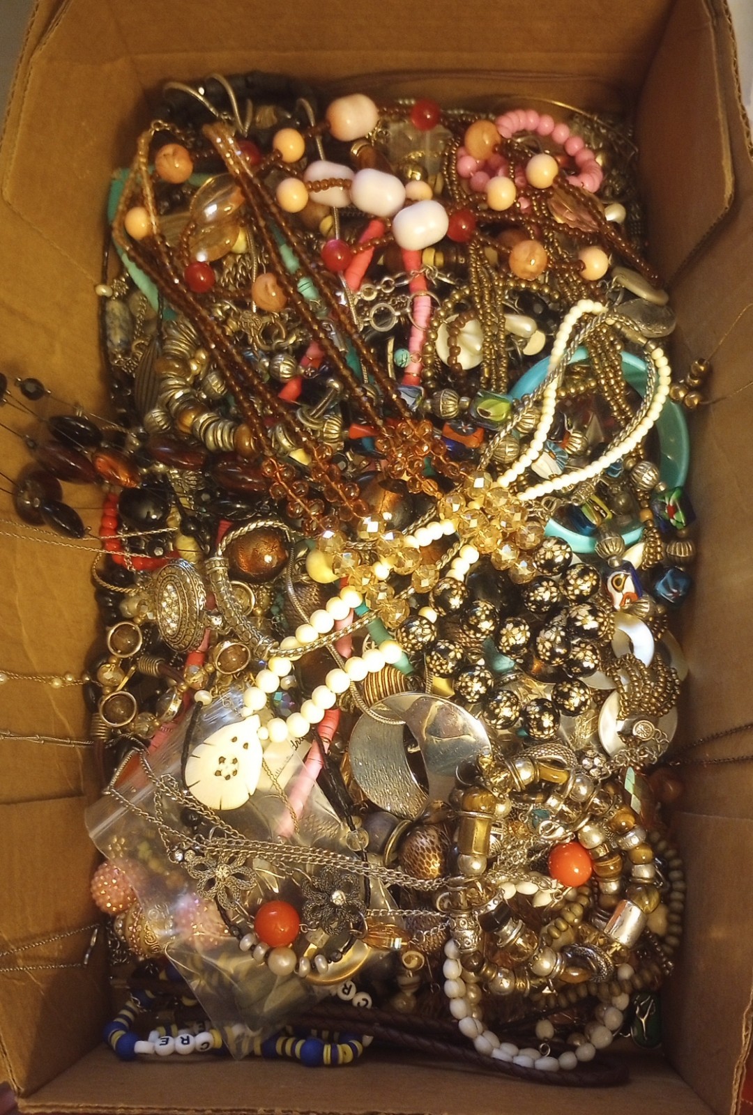 Costume Jewelry Earrings, Bracelets, Necklaces, 10+ LBS, Wear , Resell, Craft