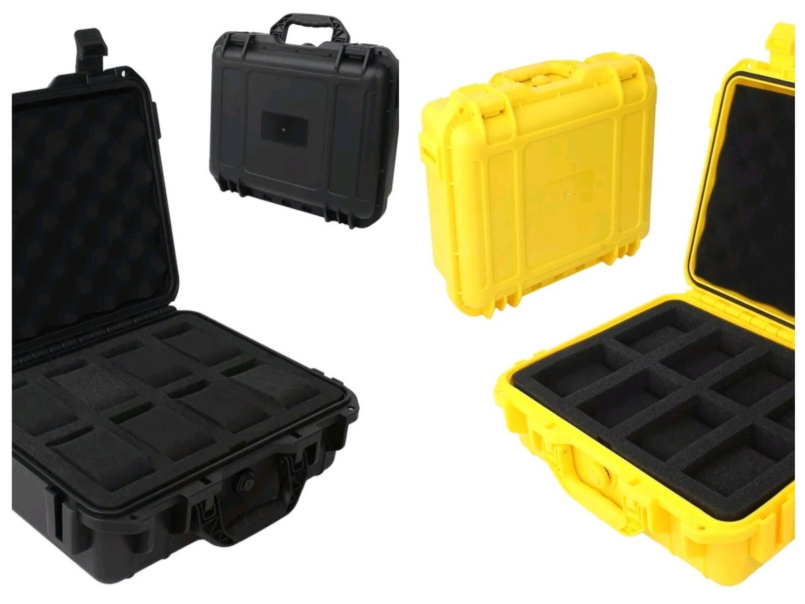 Heavy Duty ABS Plastic Waterproof 8 Watch Storage/Travel Box