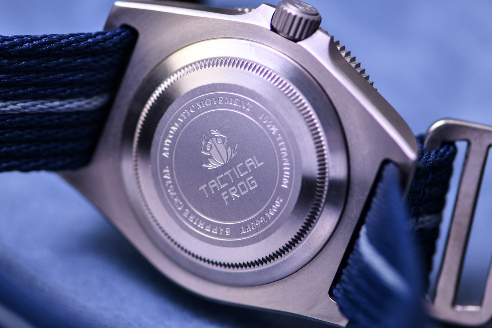 TACTICAL FROG Titanium Ti3 NH35A 200M Diver Automatic Watch BGW9 42mm Nylon