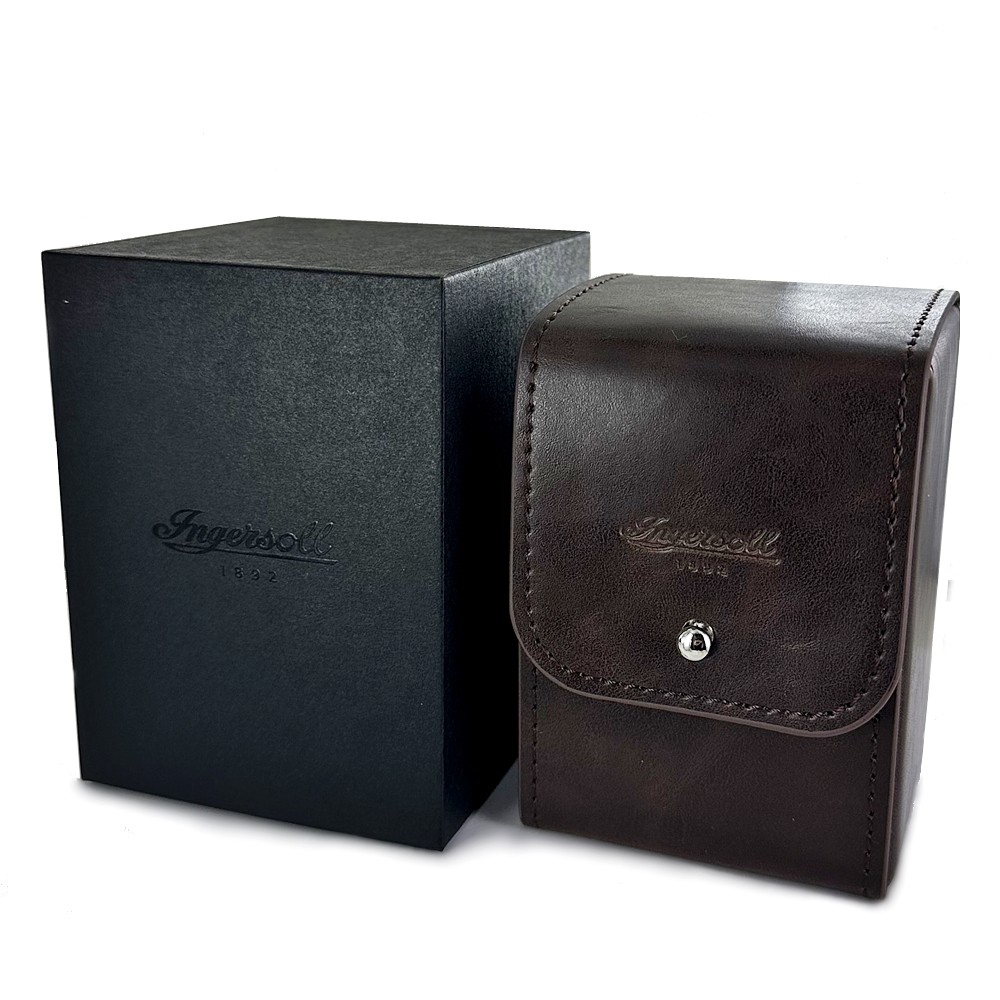 [B1Y] Ingersoll Automatic Watch Leather Strap Men’s Wristwatch [y3m]