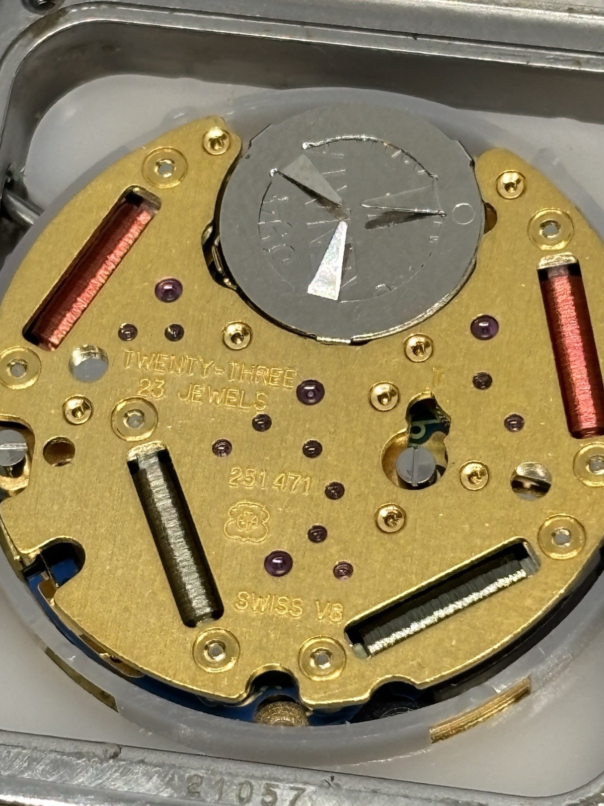 Michele Deco Diamond Chronograph 71-6000 Watch, ETA 251 471 Movement, Runs, READ
