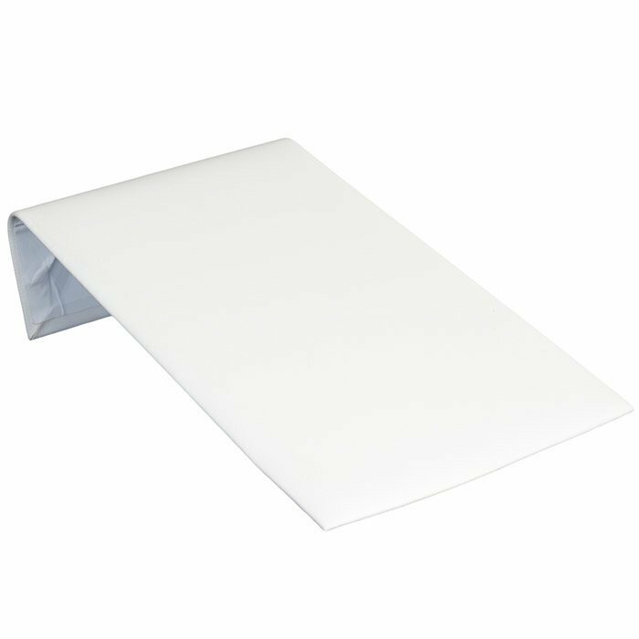 White Leatherette Jewelry Bracelet Watch Display Ramp Stand Tray ~ 3 Styles