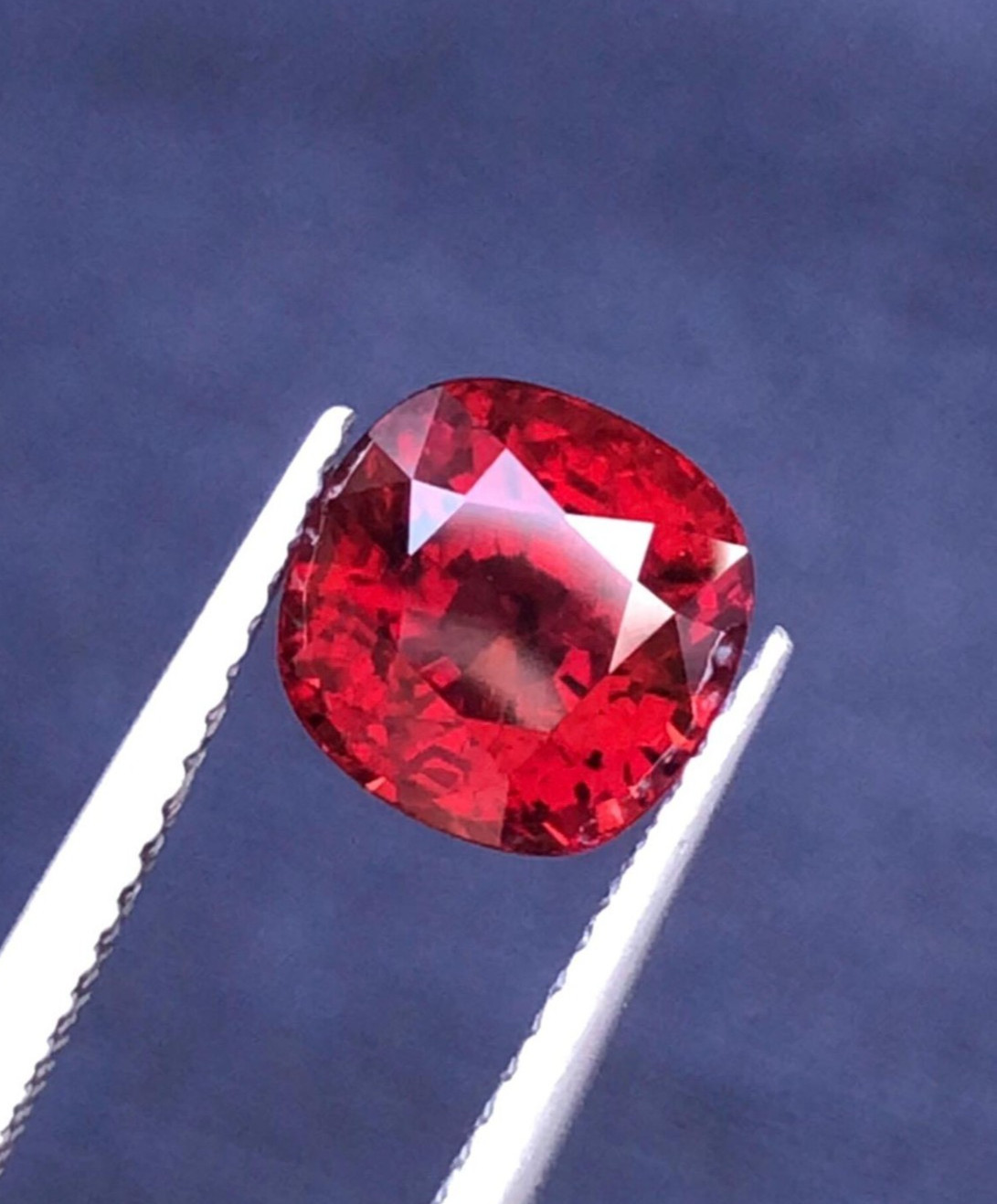 3.130 Carat Natural Spinel Cushion Cut Gemstone For Wedding Jewelry