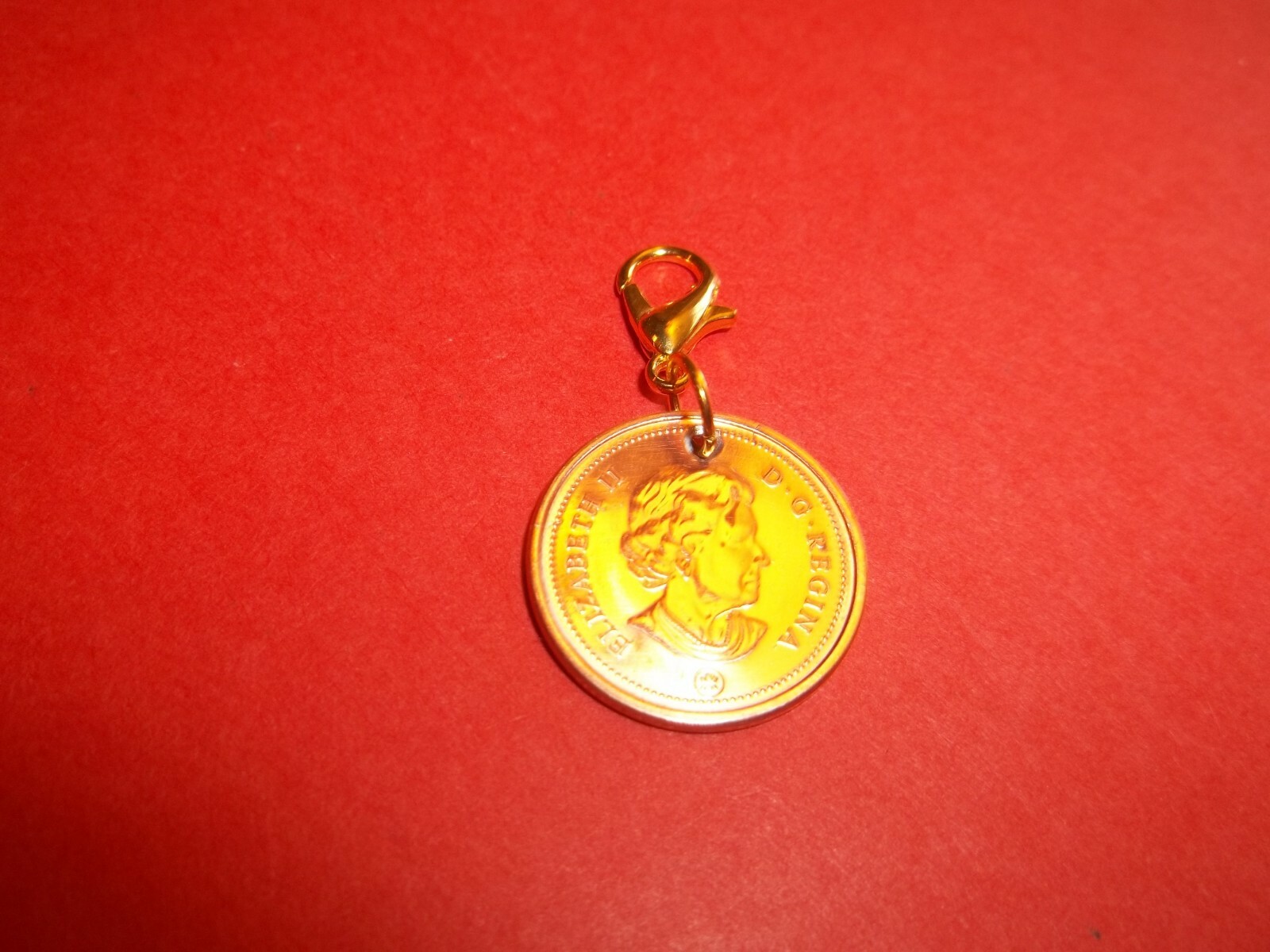 ONE (1) CENT – CANADA PENNY – HIGHLY POLISHED PENDANT / CHARM – 1997 to 2011
