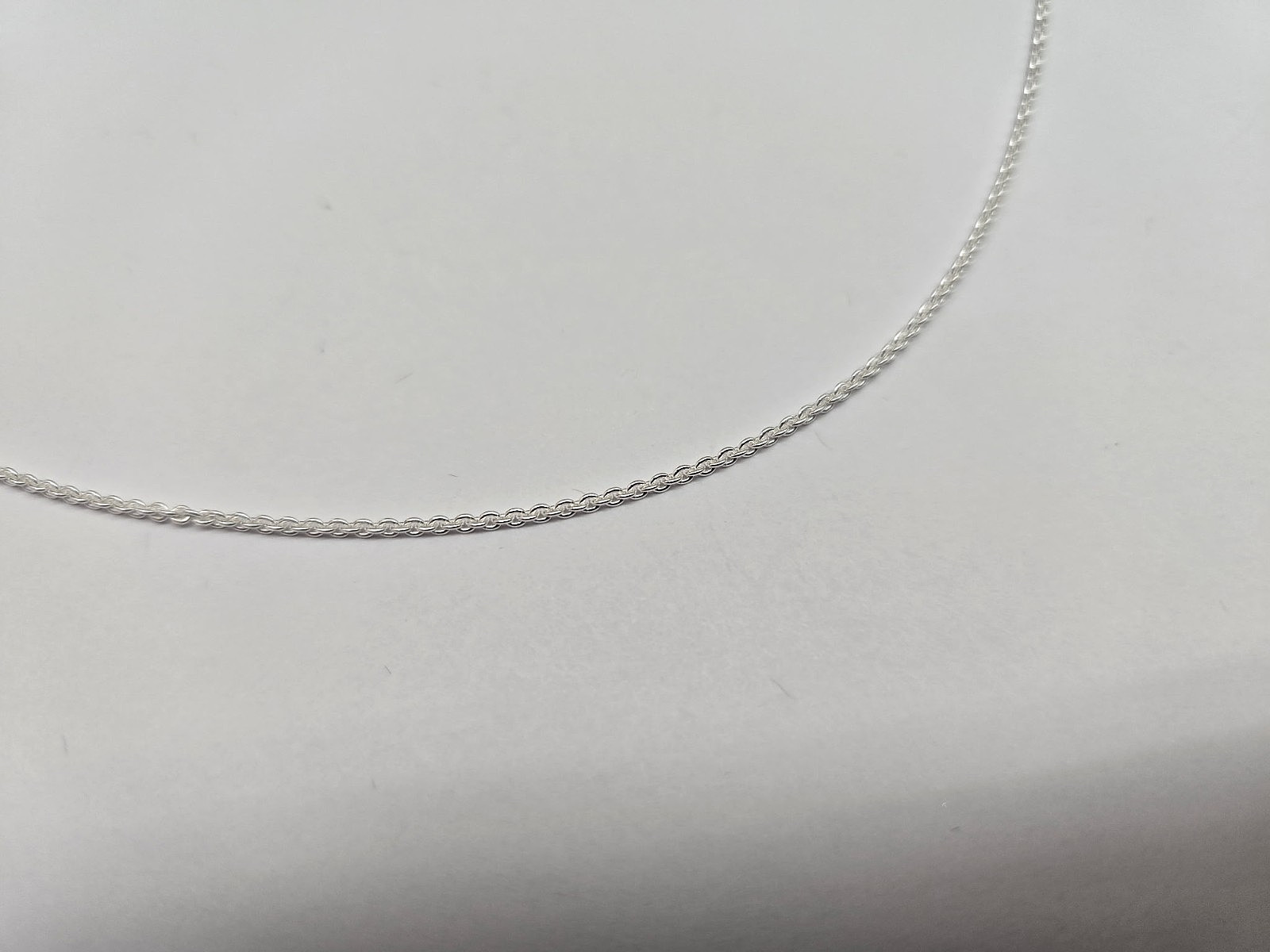 925 Sterling Silver Thin Cable Link Chain Necklace Bracelet 1.5mm 7″ to 30″