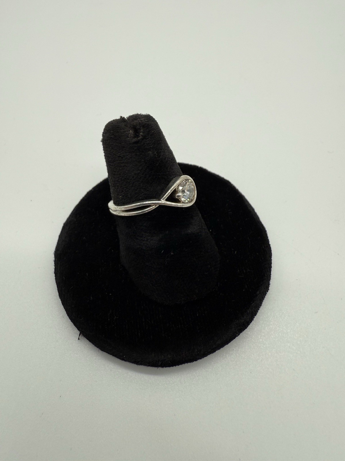 Pandora .50ctw Lab created Diamond Ring .925 Silver