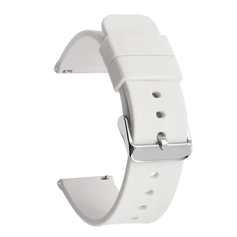 Silicone Watch Strap 14mm 16 18 19 20mm 21 22mm 24mm Waterproof Soft Rubber Band