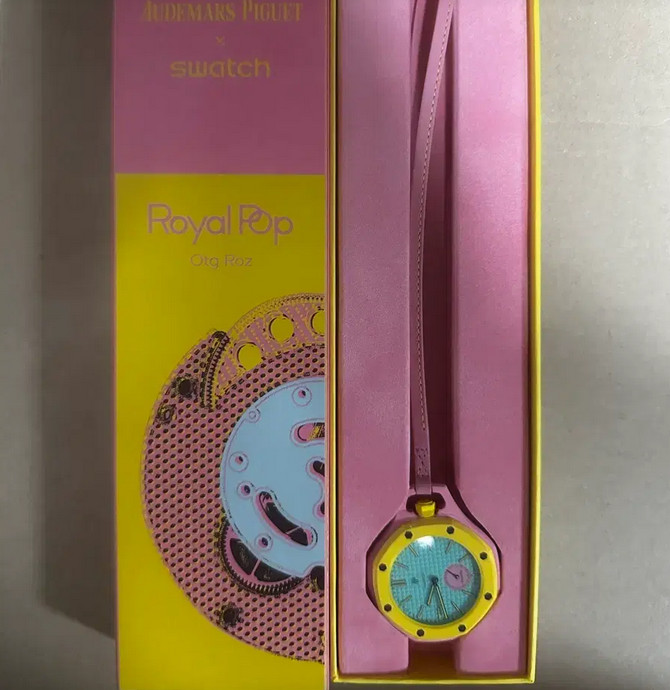 Swatch Audemars Piguet Bioceramic Royal Pop Pocket Watch 8 Color NO Tariffs InUS