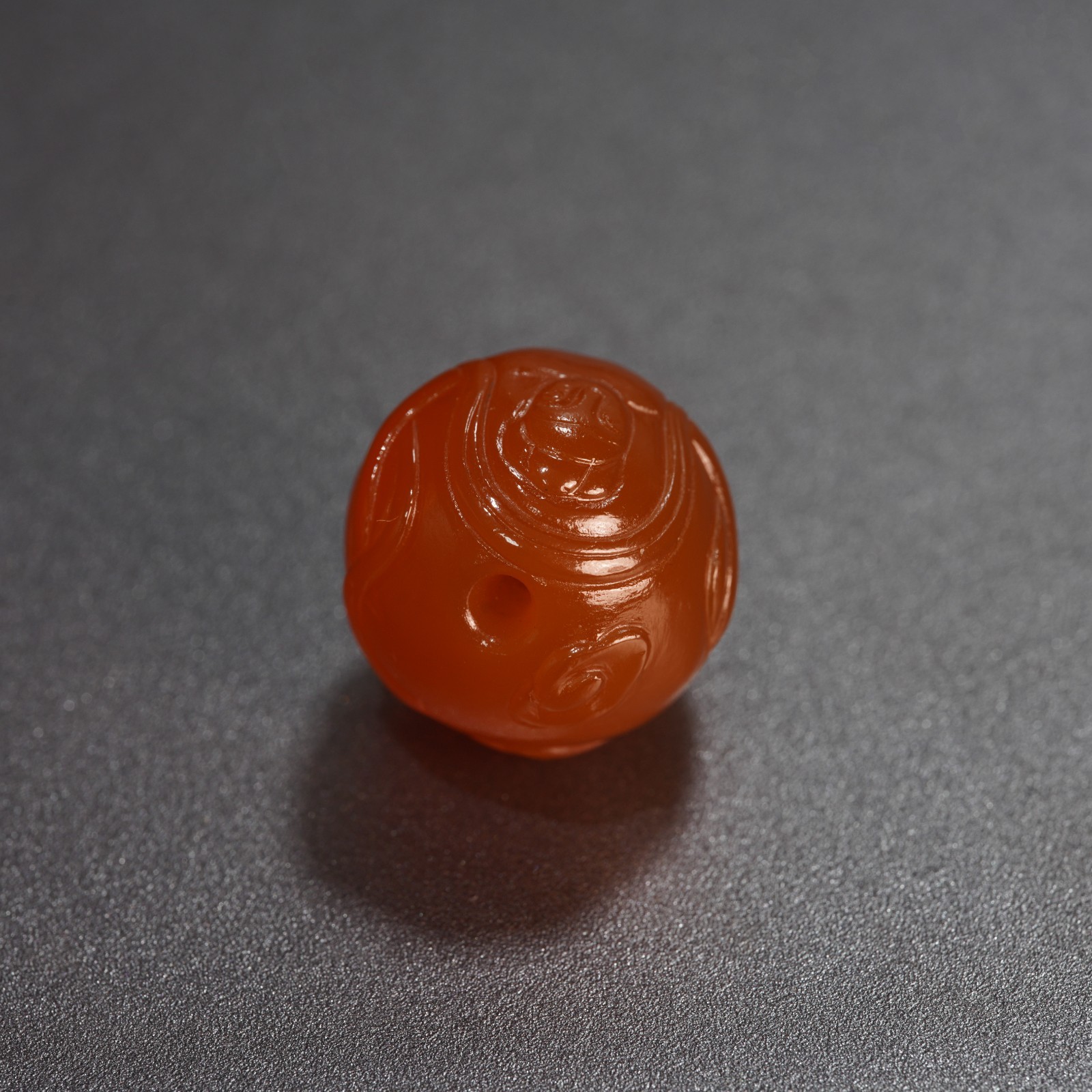 Hand Polished Agate Beads, Smooth Loose Beads for DIY Bracelet 10.4g