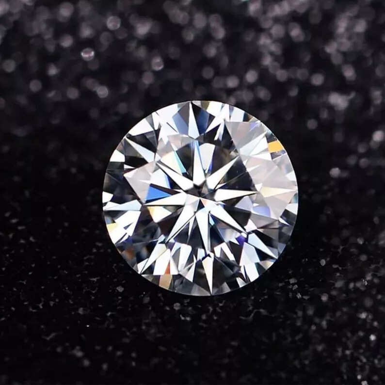 Lab Created Diamond 9.5X9.5 MM Round Cut VVS1 Clarity D Colour GIE Certified