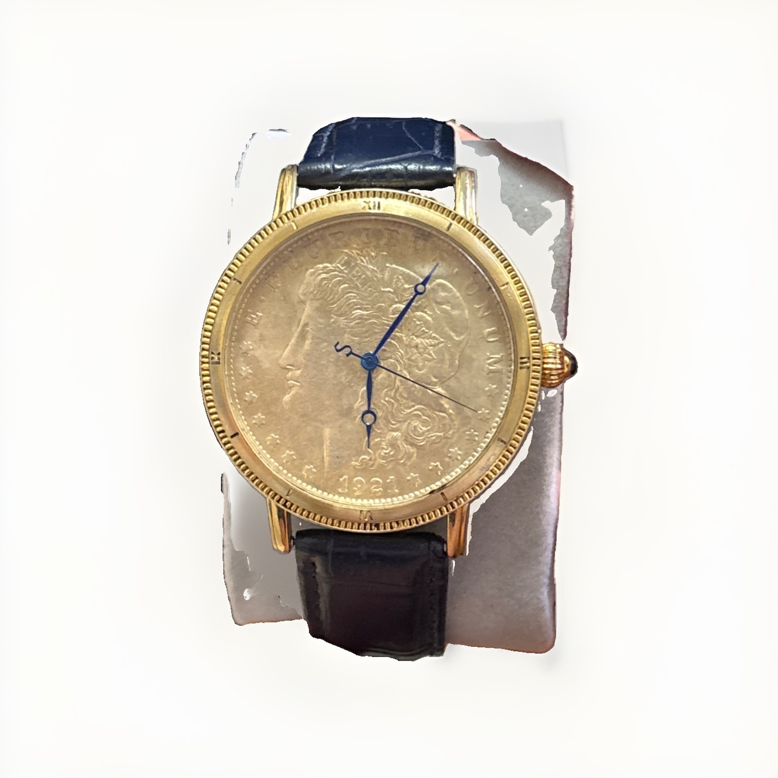 Stauer Morgan Silver Dollar Men’s Watch Rare For Collectors