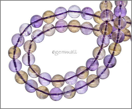15.8″ Ametrine Round Beads 7.6mm #55031
