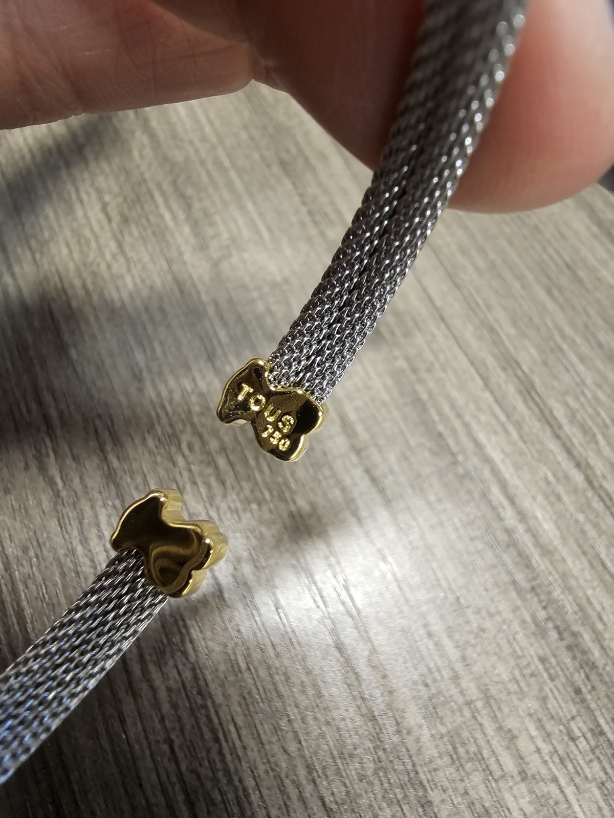 🧡💛 SWEET DOLLS TOUS MESH BRACELET 2 TONES